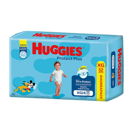 PAÑAL HUGGIES PROTECT PLUS XG x52